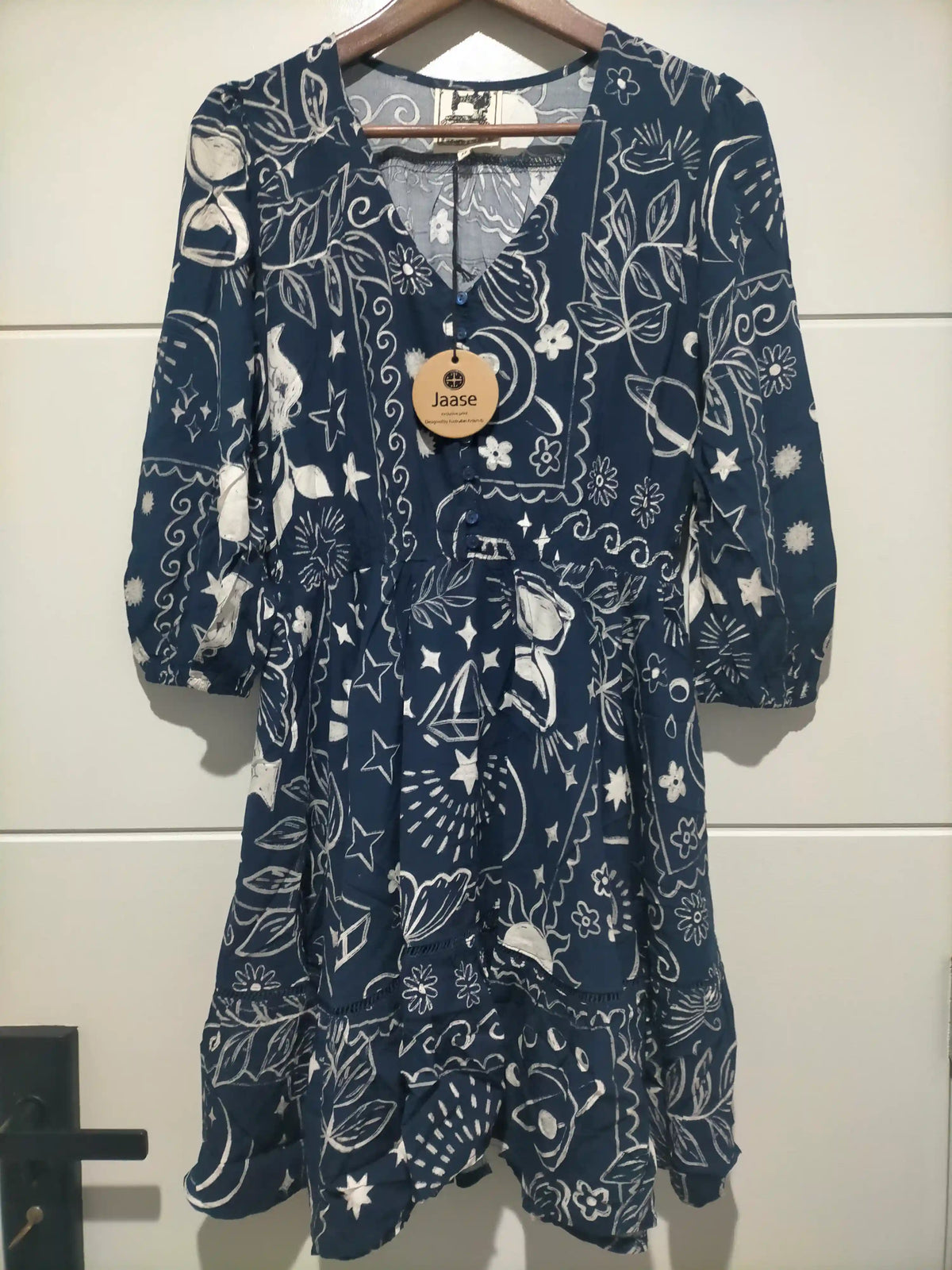 Celine Mini Dress Elements print