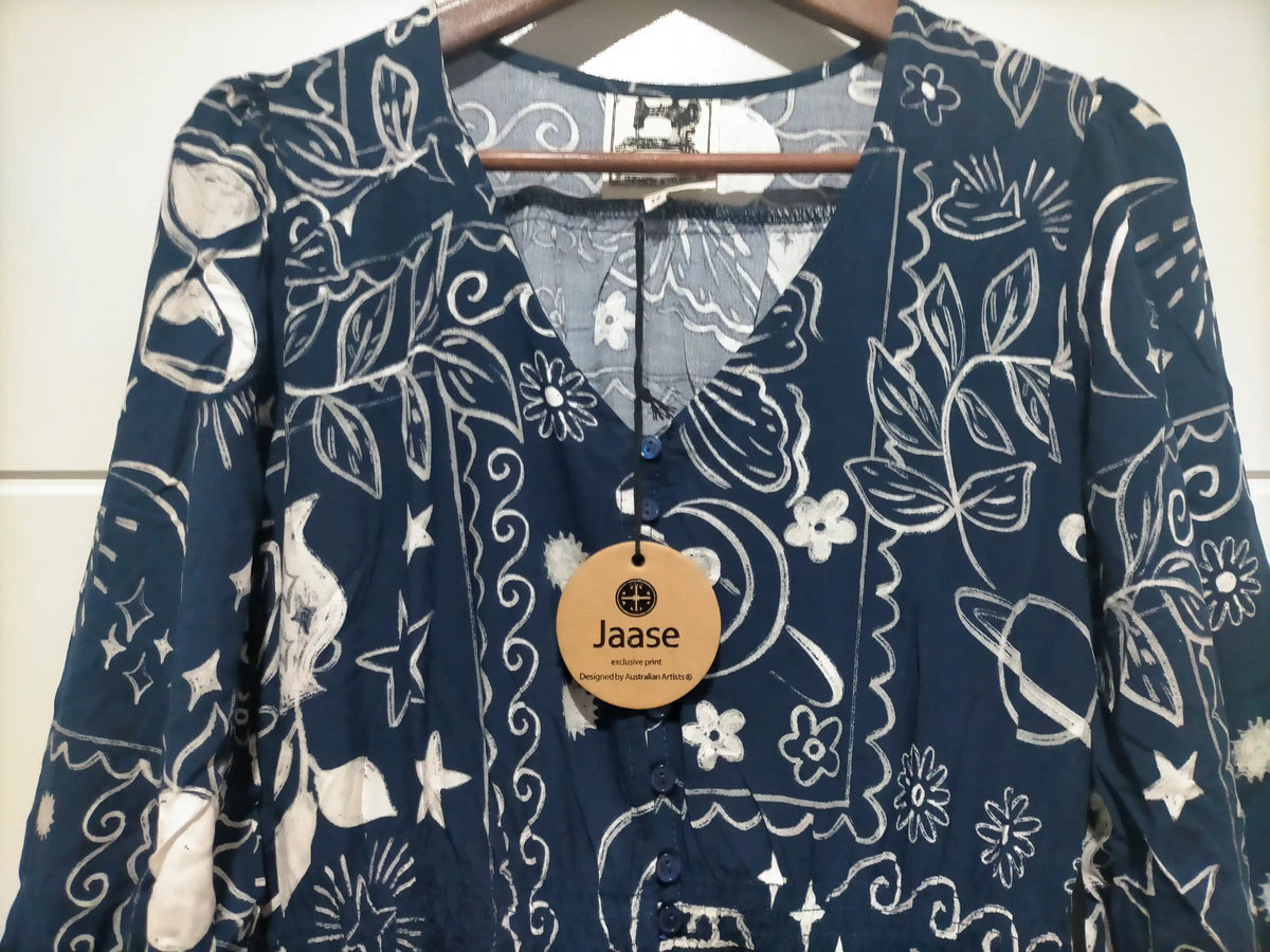 Celine Mini Dress Elements print