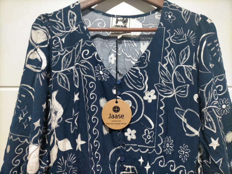 Celine Mini Dress Elements print
