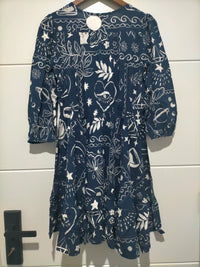 Celine Mini Dress Elements print