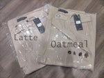 Indiana Stretch Wide Leg Belted Jean - Oatmeal