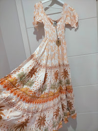 Claudette Maxi Dress Yasmina print by Jaase Kenzie Tenzie