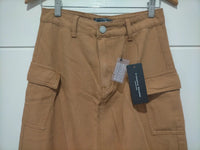 Colorado Cargo Denim Maxi Skirt ~ Tan