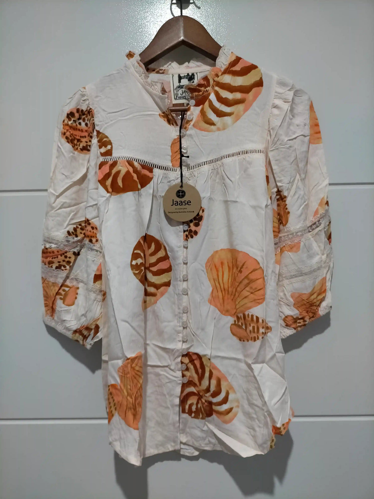 Cyra Blouse Marcel print