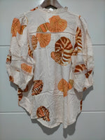 Cyra Blouse Marcel print