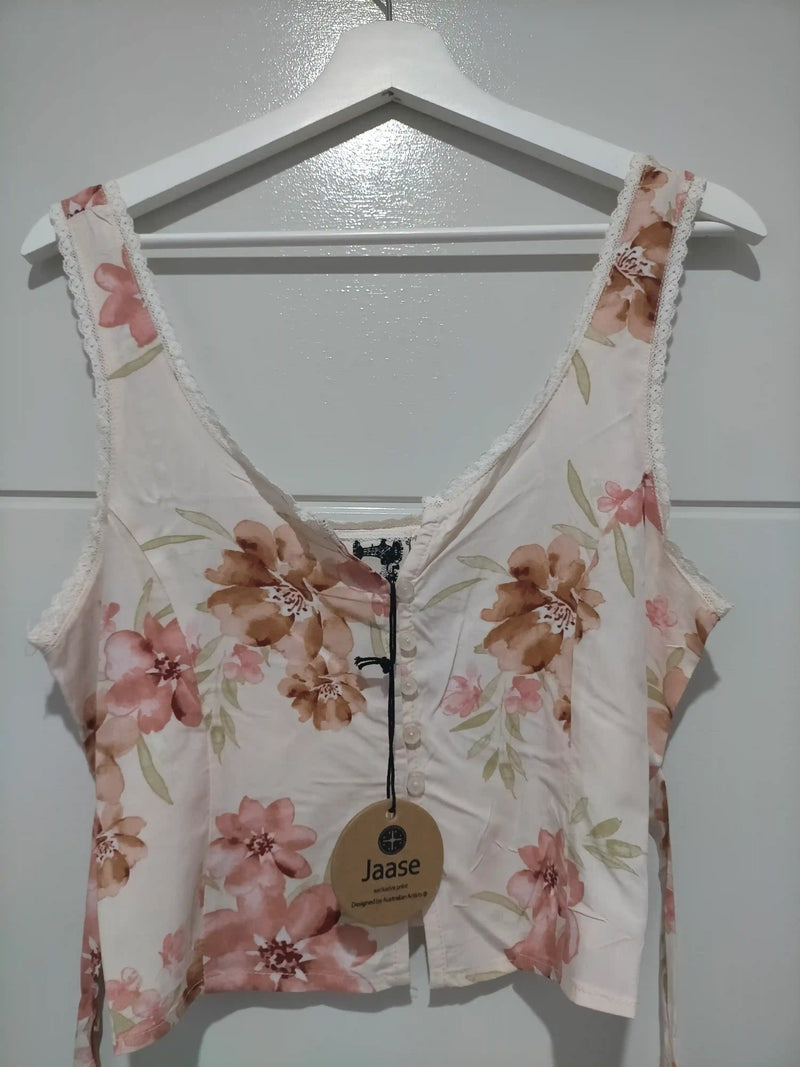 Ettie Top Love Story Print