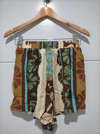 Flora Shorts Cacao Mist Print
