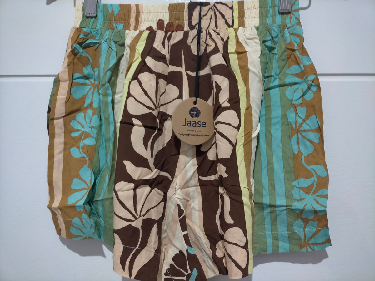 Flora Shorts Cacao Mist Print