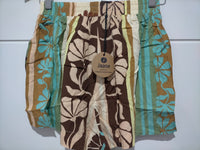 Flora Shorts Cacao Mist Print