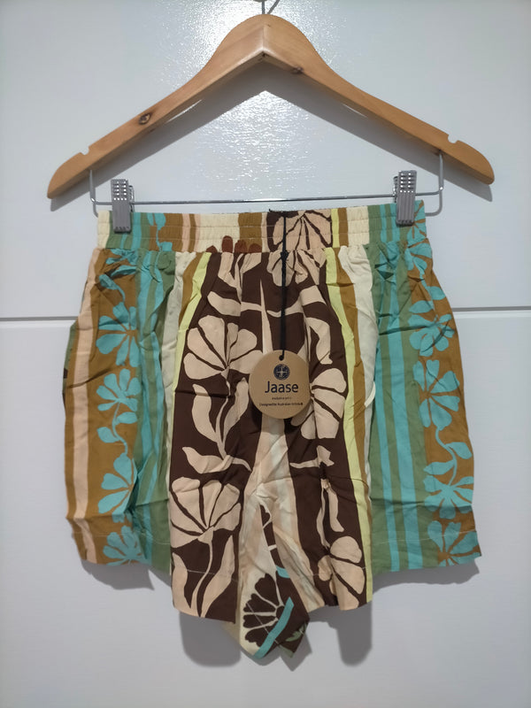 Flora Shorts Cacao Mist Print