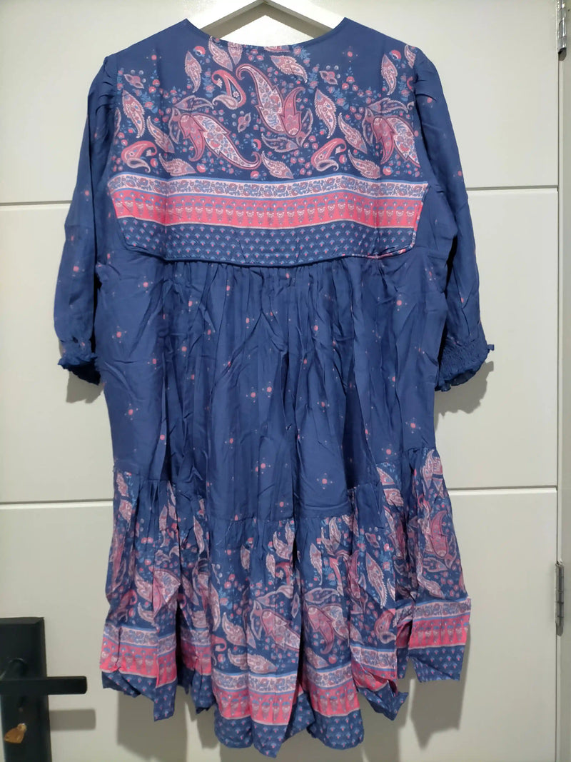 Goldie Mini Dress Celestial print