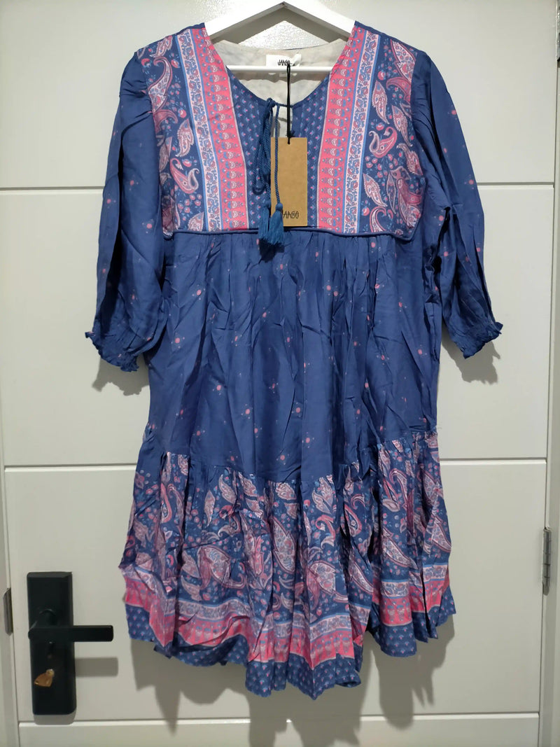 Goldie Mini Dress Celestial print