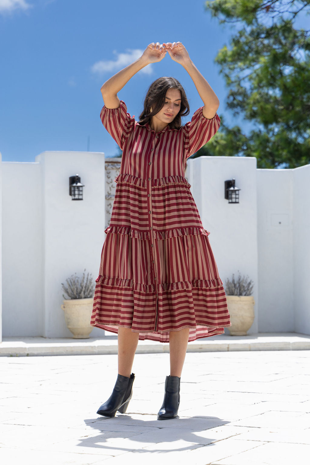 Belmont Midi Dress ~ Mayfair Muse Print