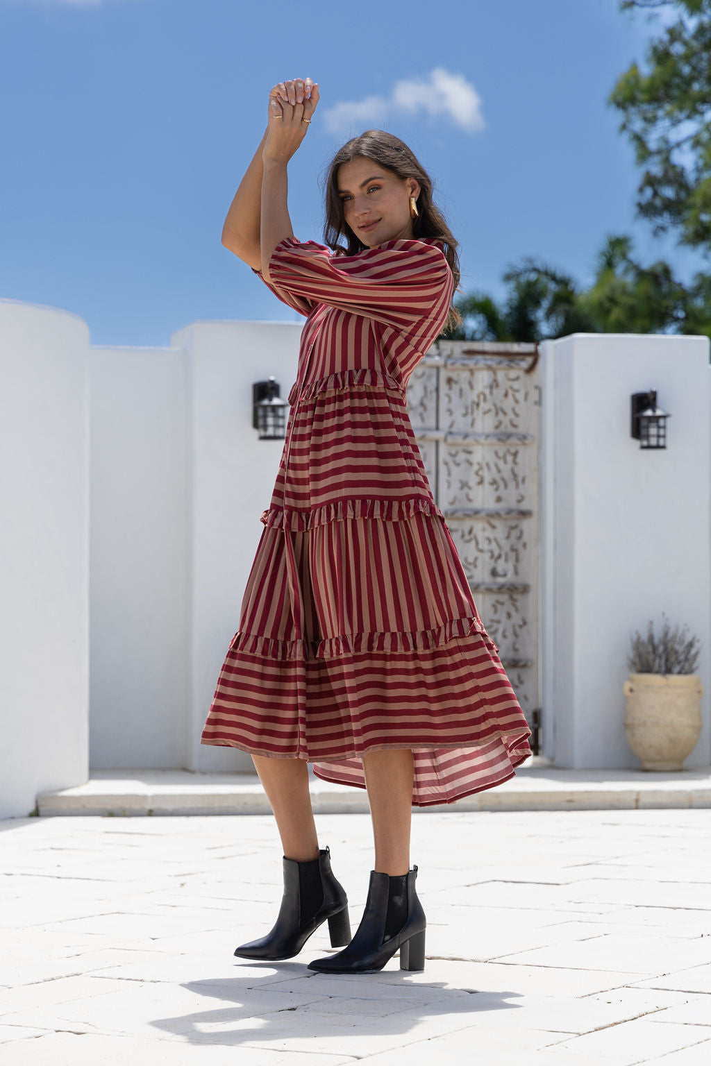 Belmont Midi Dress ~ Mayfair Muse Print