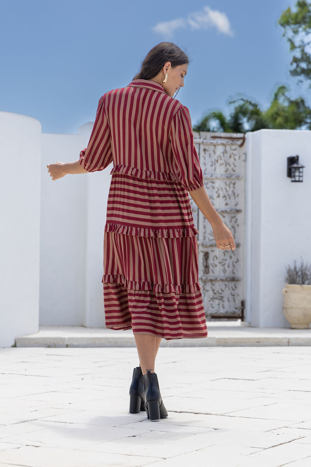 Belmont Midi Dress ~ Mayfair Muse Print