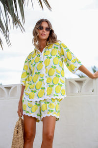 Limoncello ~ Ric Rac Short & Shirt Set