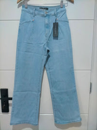 J-Lo Wide Leg Crop Jeans ~ Light Blue
