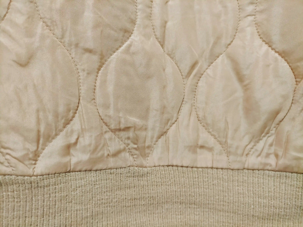 Jordan Knit Puffer Jacket Latte