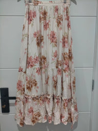 Marielle Maxi Skirt Love Story print