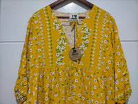 Monday Midi Dress Sunshine Daisy Print