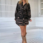 Moonstone Shirt Dress Astrid Print