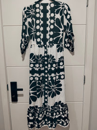 Mr Porter Maxi Dress ~ Black and White print