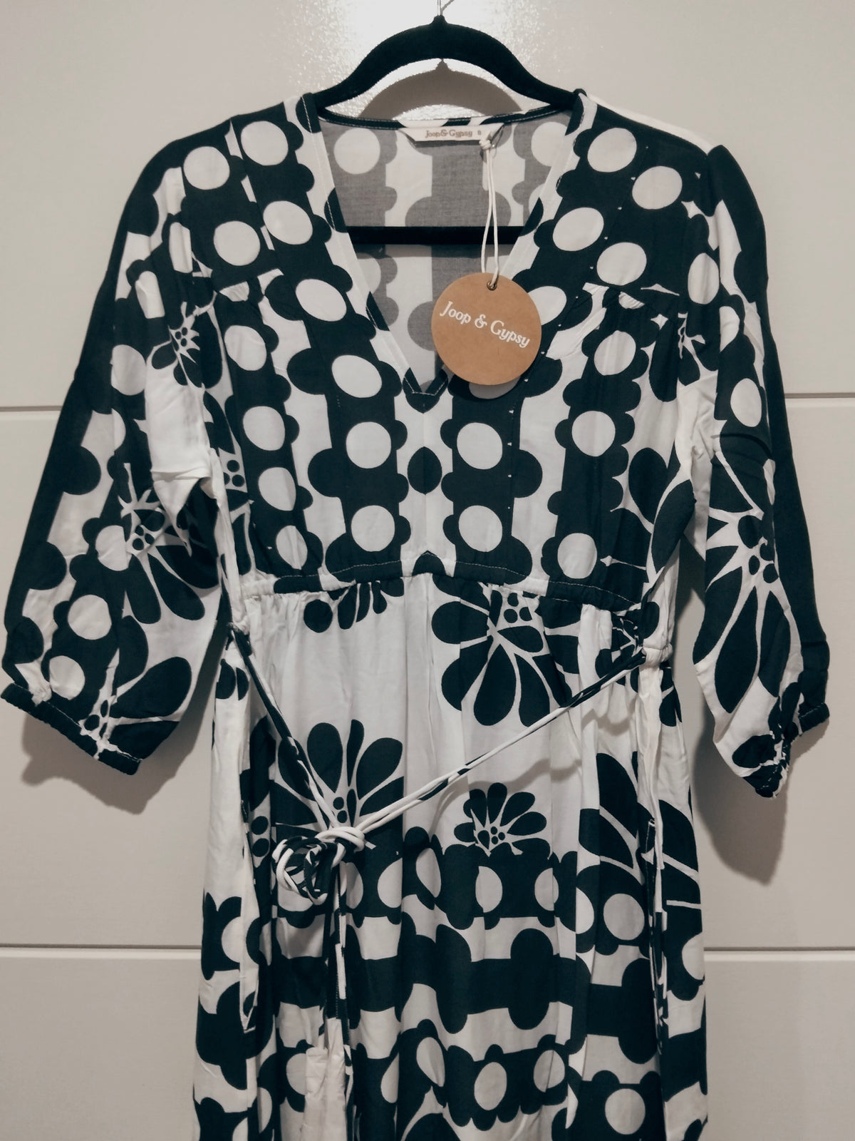 Mr Porter Maxi Dress ~ Black and White print