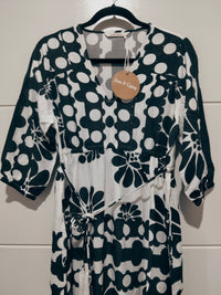 Mr Porter Maxi Dress ~ Black and White print