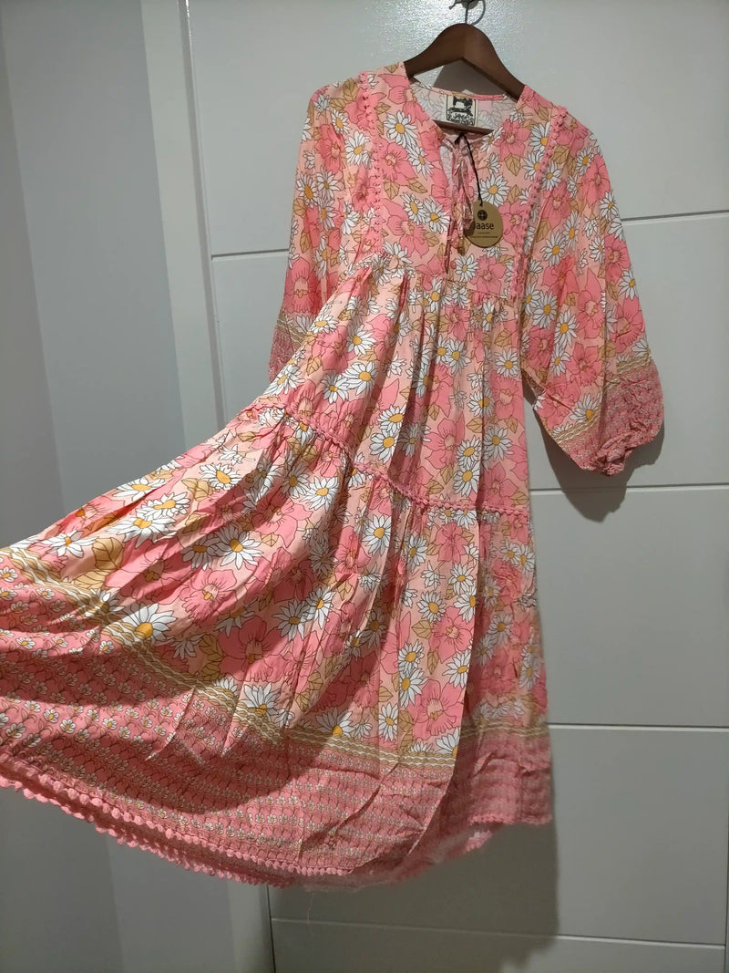 Palace Midi Dress Juliets Garden Print