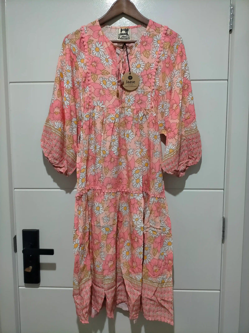 Palace Midi Dress Juliets Garden Print