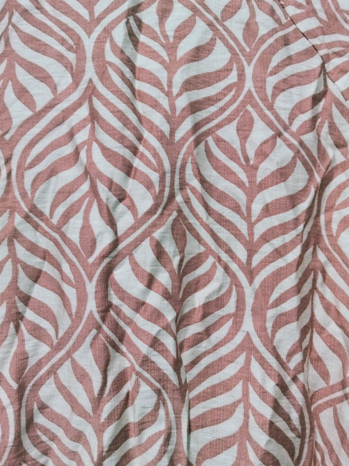 Aperol Blouse ~ Vine Blush and White