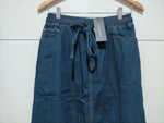 Portsea Denim Maxi Skirt Dark Blue