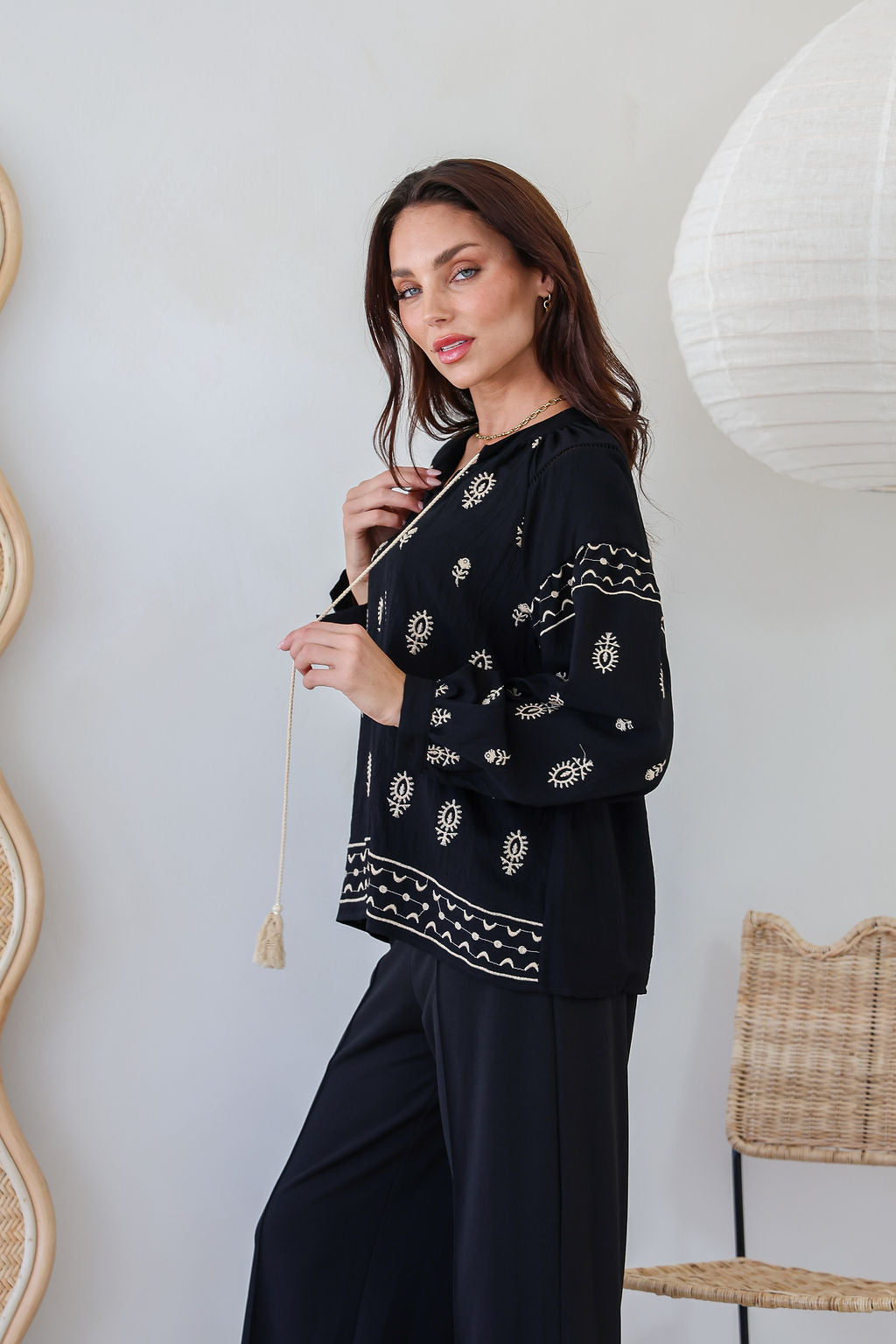 Prescott Blouse ~ Black