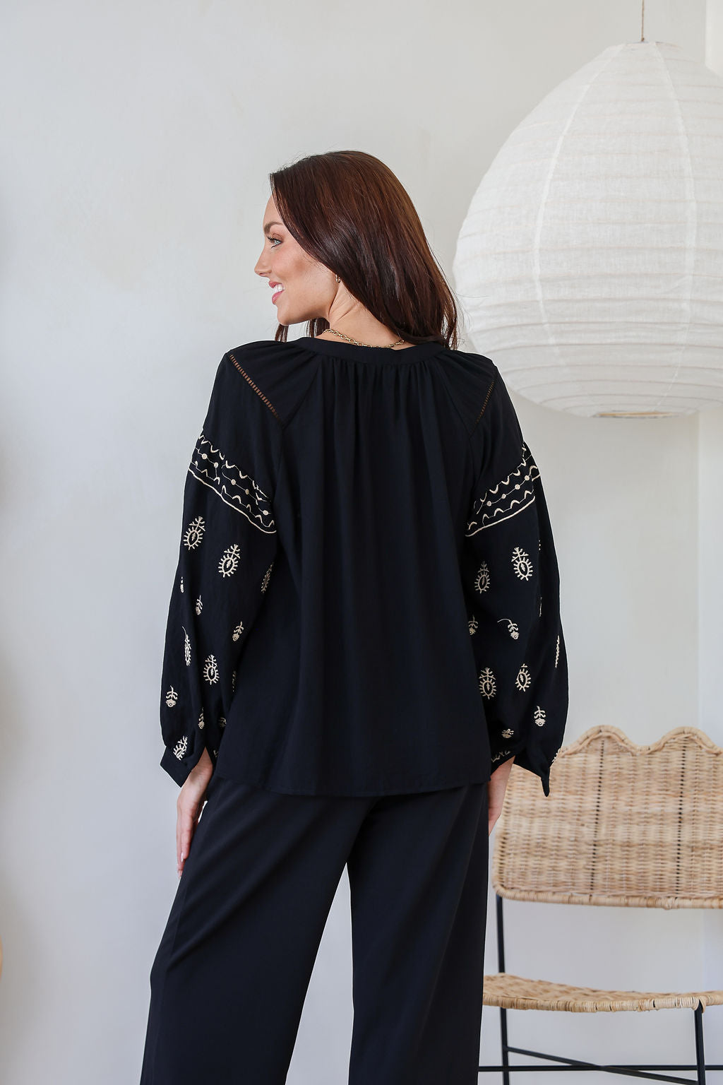Prescott Blouse ~ Black