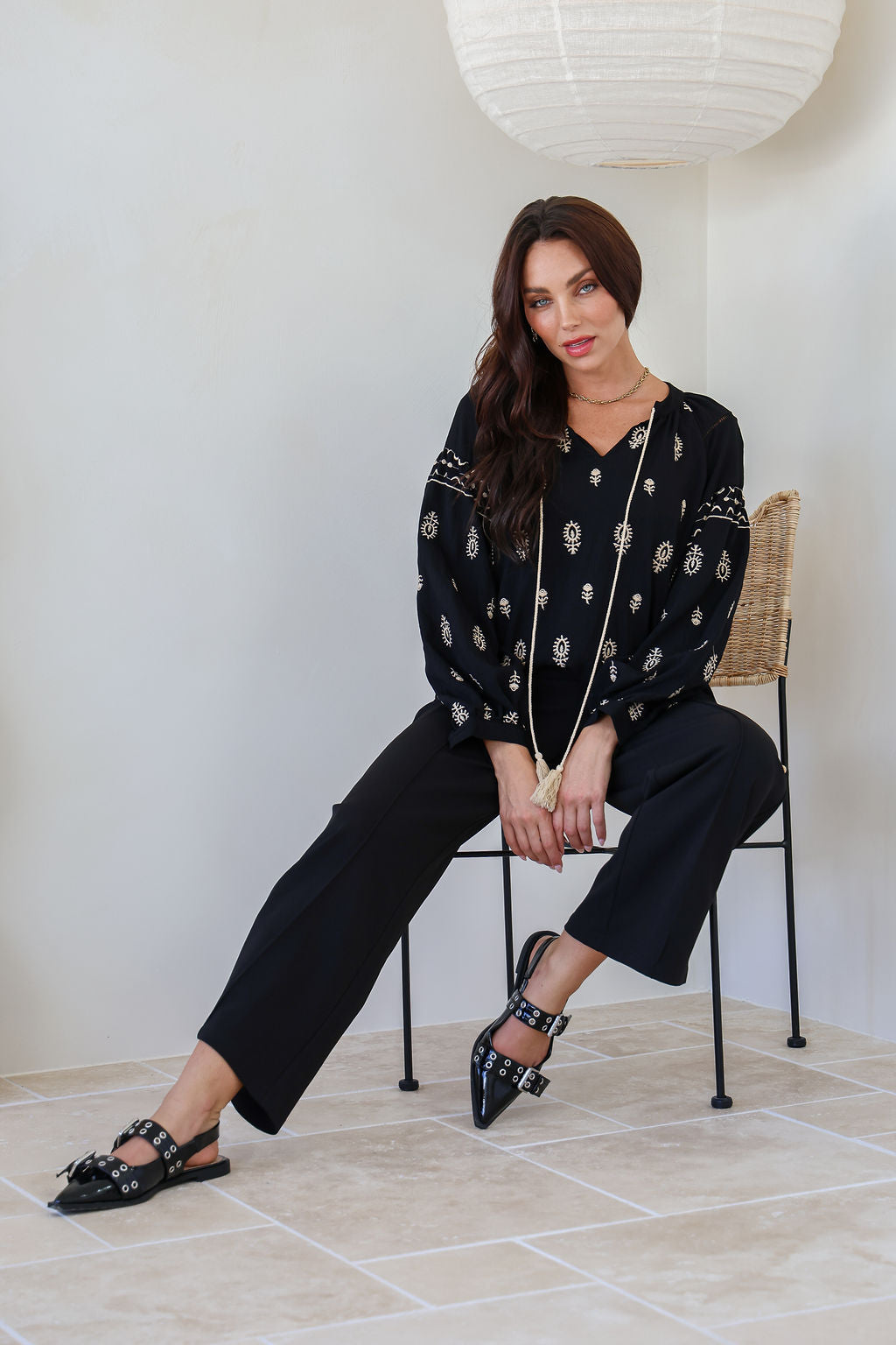 Prescott Blouse ~ Black