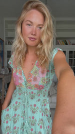Romi Maxi Dress in Meadowland Print