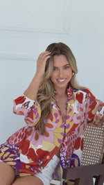 Oslo Blouse - Multi Floral