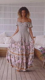 Claudette Maxi Dress Adore You print