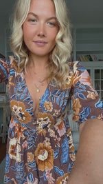 Eve Midi Dress Tierra Print