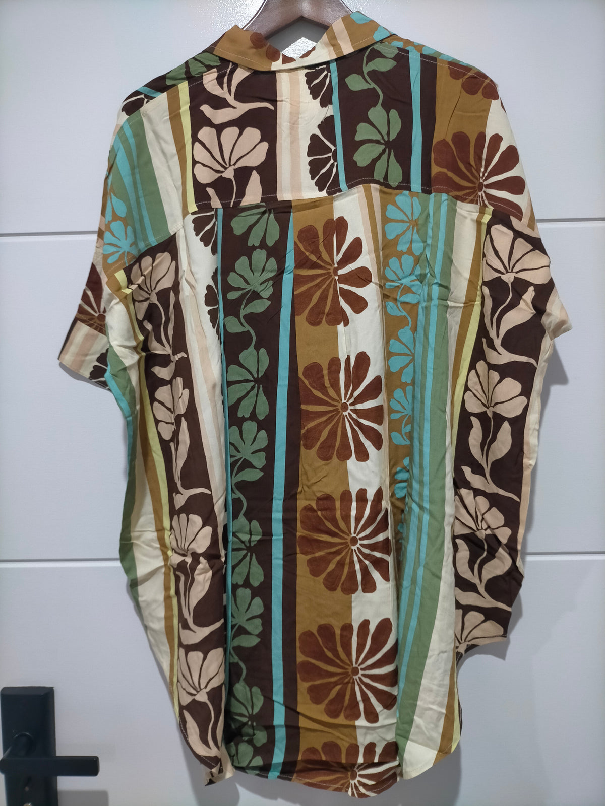 River Shirt Cacao Mist Print
