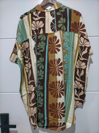 River Shirt Cacao Mist Print