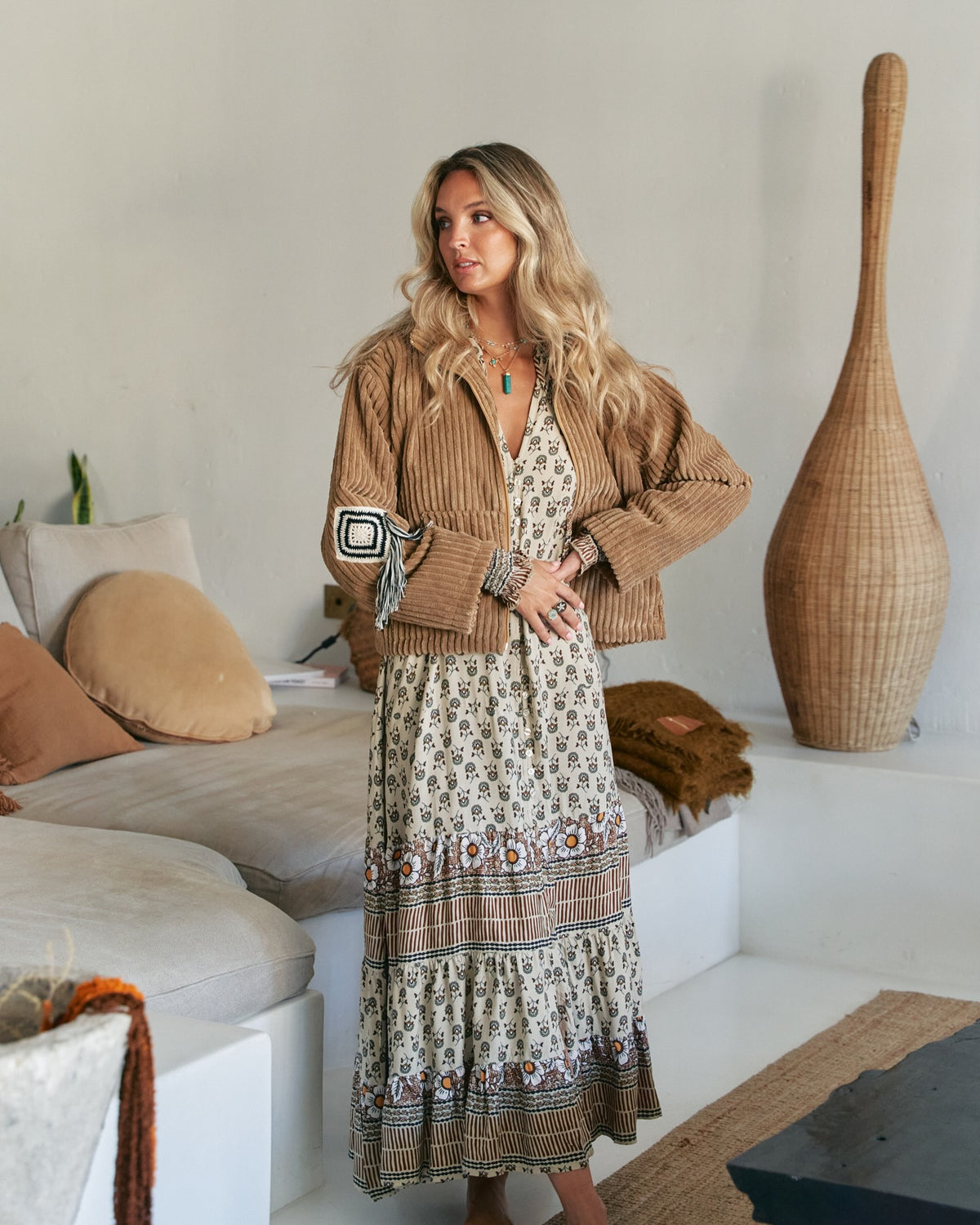 Revival Chunky Corduroy Jacket - Toffee