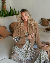 Revival Chunky Corduroy Jacket - Toffee