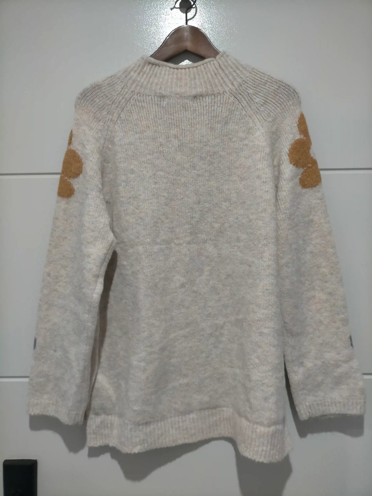 Sacha Daisy Knit Jumper - Oatmeal