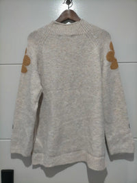Sacha Daisy Knit Jumper - Oatmeal