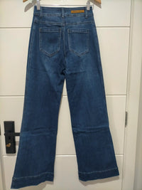 Sailor Wide Leg Pocket Jeans ~ Dark Blue