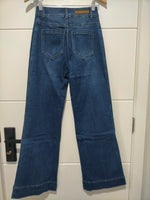 Sailor Wide Leg Pocket Jeans - Dark Blue