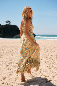 Holiday Maxi Skirt ~ Sonnie print