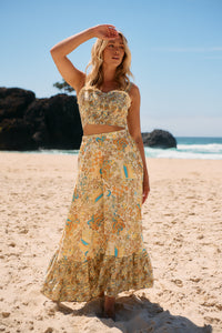 India Bustier Top ~ Sonnie Print