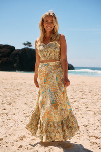 India Bustier Top ~ Sonnie Print